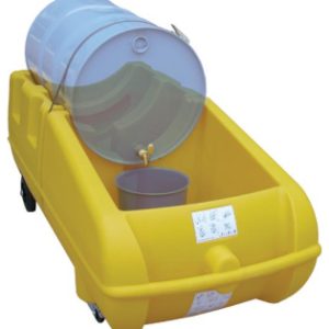 Horizontal Drum Cart on Wheels-0