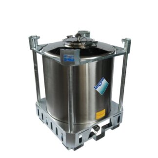 PCI1000 - UN Approved Stainless Steel IBC. For Hazardous & Non-Hazardous Liquids-0