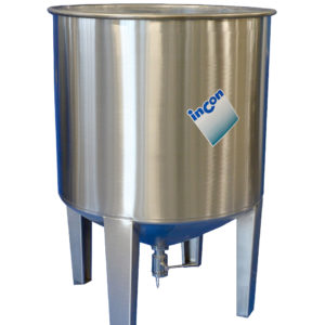 MTFCA Stainless Steel Open Top Tank - Wide Dimensions Axial Outlet-193