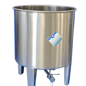 MTHA Stainless Steel Tank- Open Top & Round Shaped Bottom-189