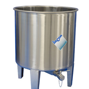 MTLA Stainless Steel Tank - Open Top & Central Total Drain-192