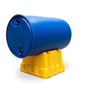 SINGLE OIL DRUM STAND YELLOW-0